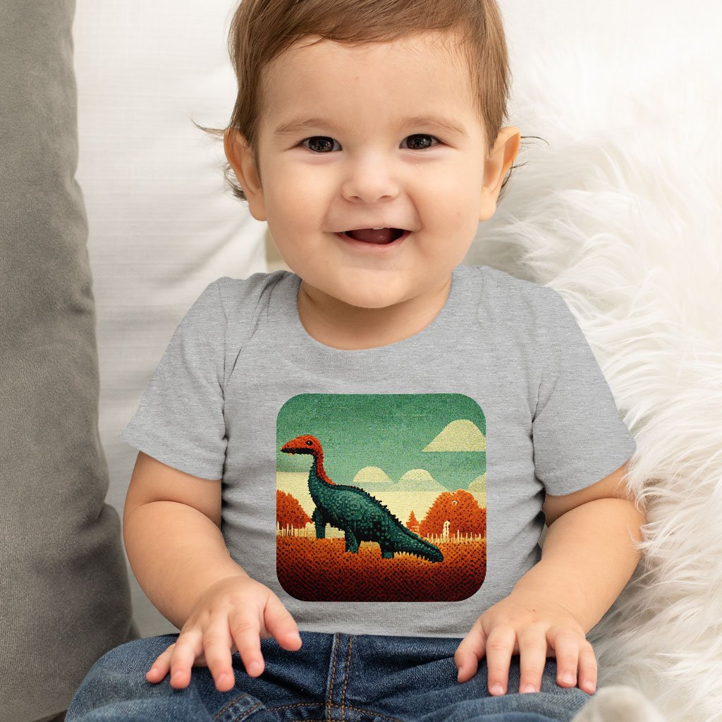 Cute Little Dino Baby Jersey T-Shirt – Dinosaurs Baby T-Retro T | Shopamericaio