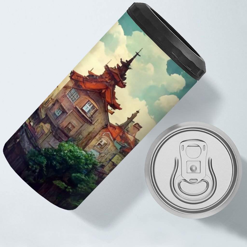 Anime City Art Insulated Slim Can Cooler – Nature Can Cooler | Shopamericaio
