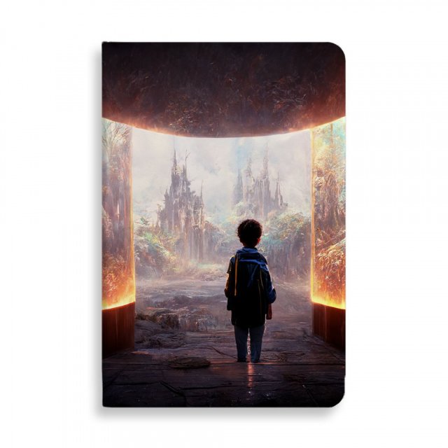 Fantasy World Concept Art Journal – Portal Notebook – Printed Journal