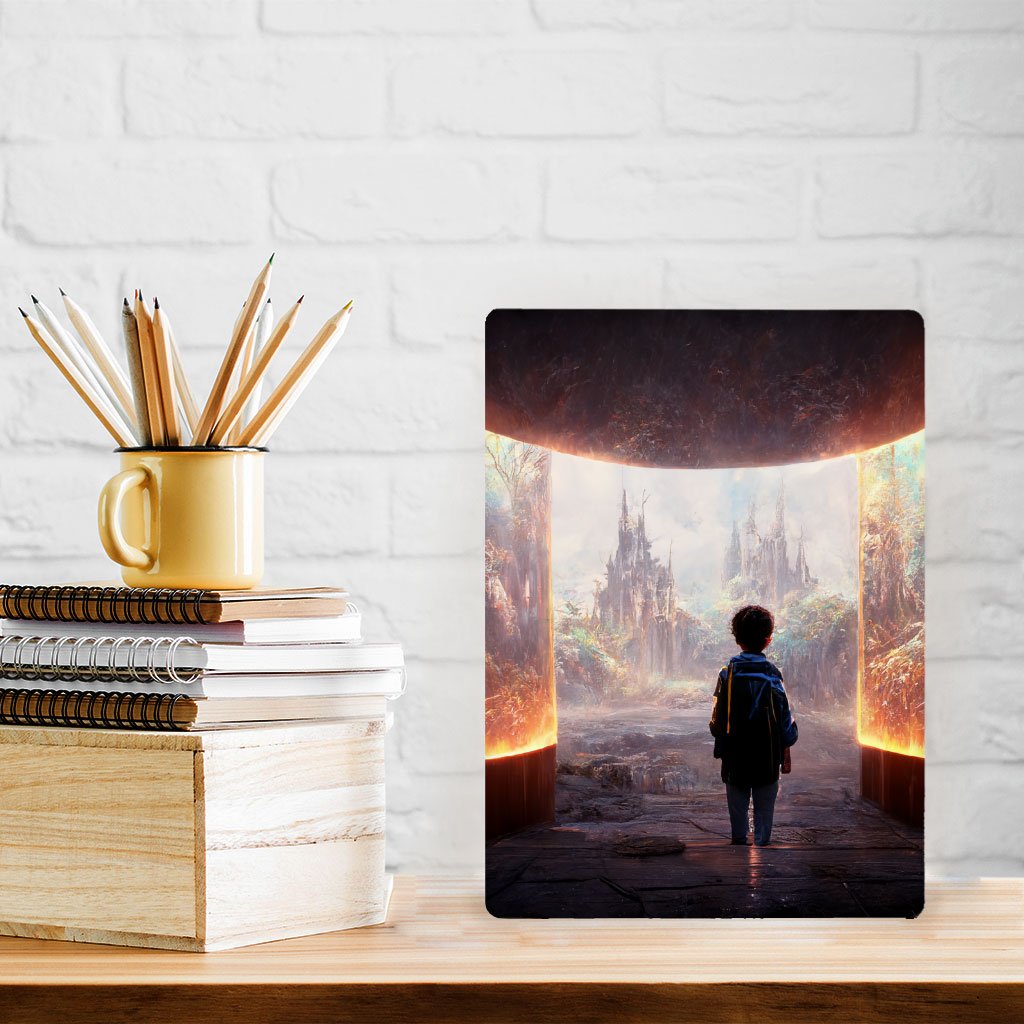 Fantasy World Concept Art Metal Photo Prints – Portal Decor Picture