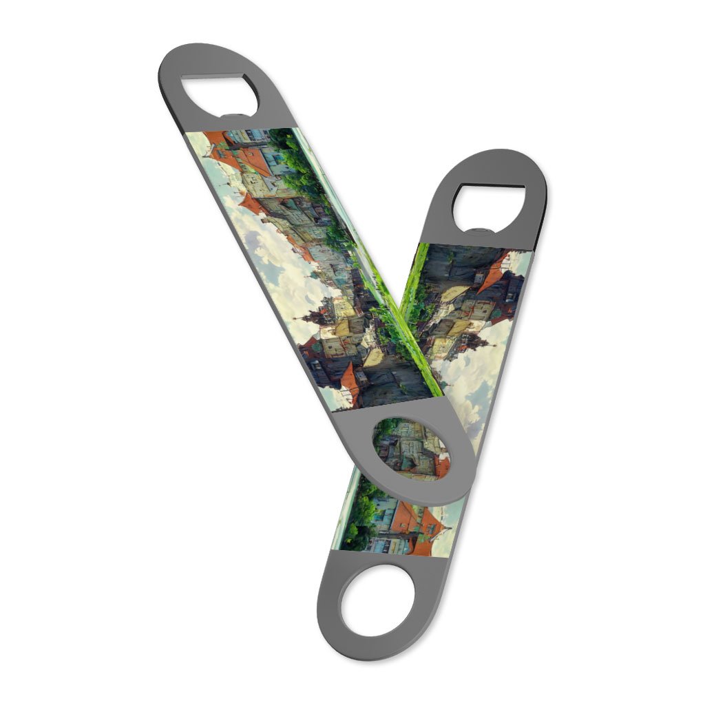 City Landscape Cartoon Art Bottle Opener – Cartoon Beer Opener | Shopamericaio