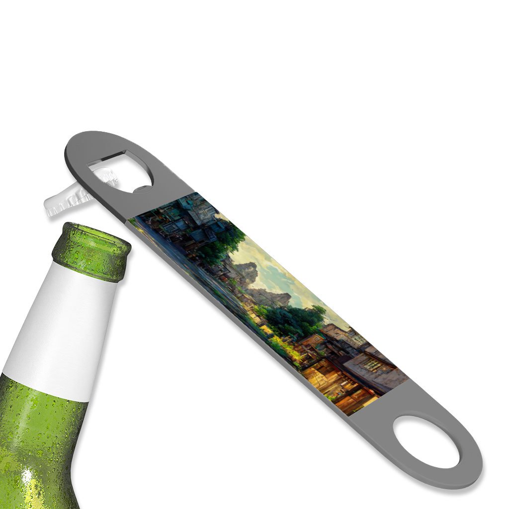 Anime City Digital Art Bottle Opener – Cartoon Beer Opener | Shopamericaio
