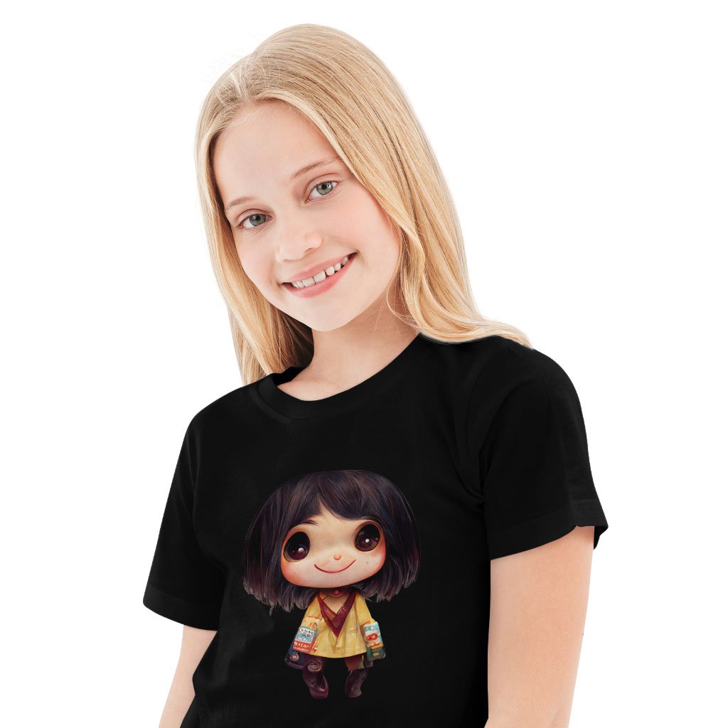 Kawaii Anime Face Kids’ T-Shirt – Cute T | Kawaii Baby Girl Toddler T-Shirt