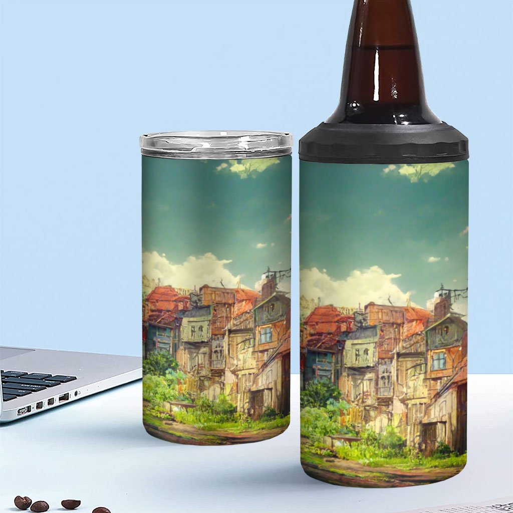City Pop Anime Print Insulated Slim Can Cooler – Art Can Cooler | Shopamericaio