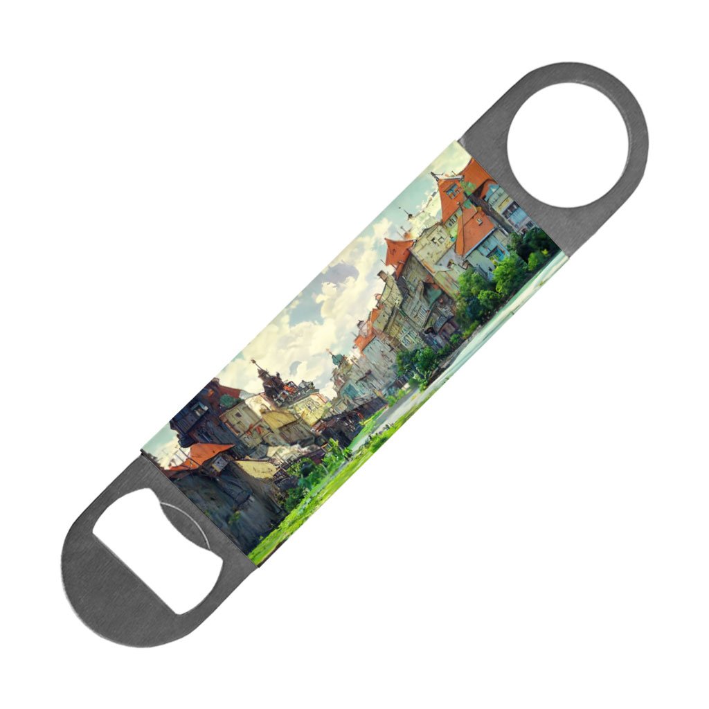 City Landscape Cartoon Art Bottle Opener – Cartoon Beer Opener | Shopamericaio
