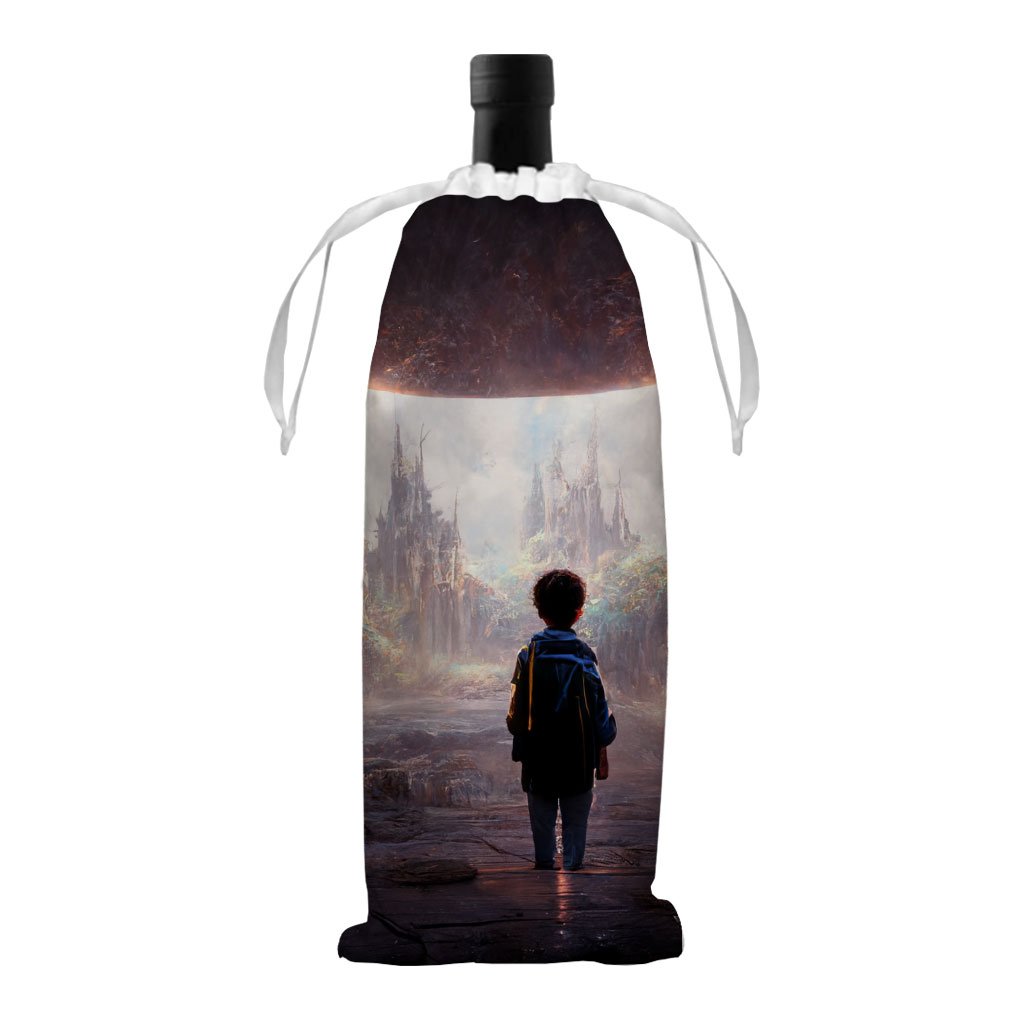 Fantasy World Concept Art Wine Tote Bag – Portal Wine Tote Bag | Shopamericaio