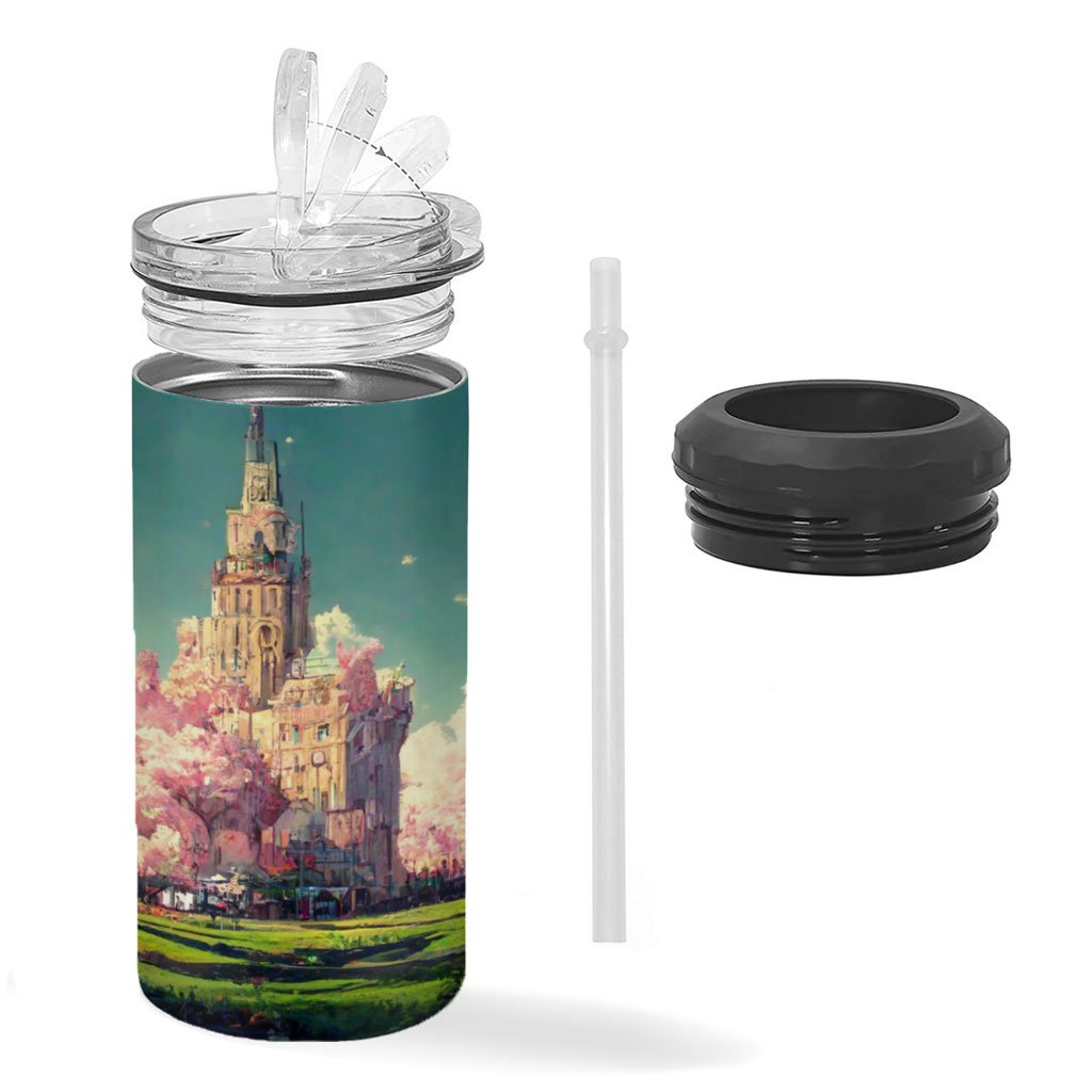 Anime City Scenery Art Insulated Slim Can Cooler – Nature Can Cooler