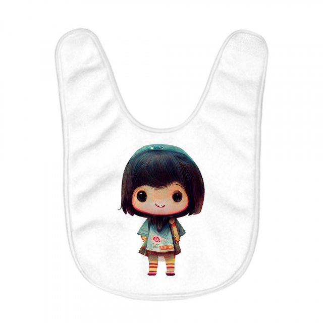 Kawaii Anime Baby Bibs – Japanese Baby Feeding Bibs – Printed Bibs for Eating