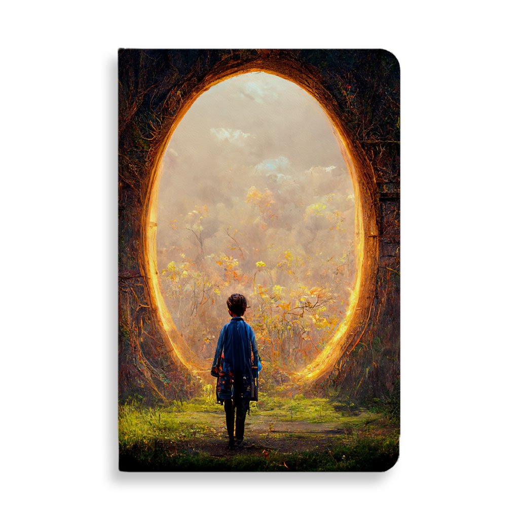 Anime Fantasy Land Art Journal – Fantasy World Notebook – Magical Forest Journal