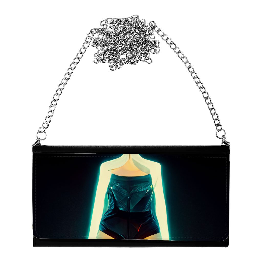 Neon Cyberpunk Woman Women’s Wallet Clutch – Cool Clutch for Women