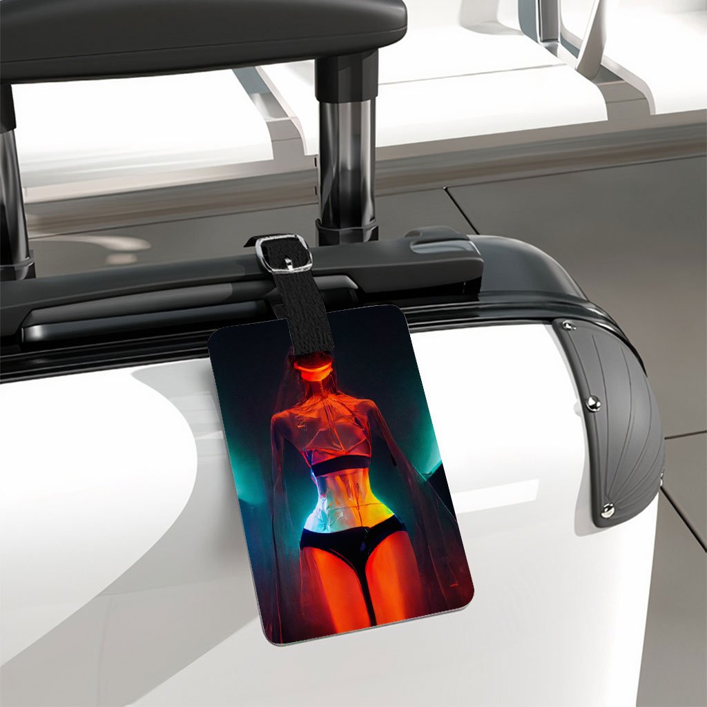 Sci Fi Supermodel Art Luggage – Fantasy Travel Bag – Silhouette Luggage