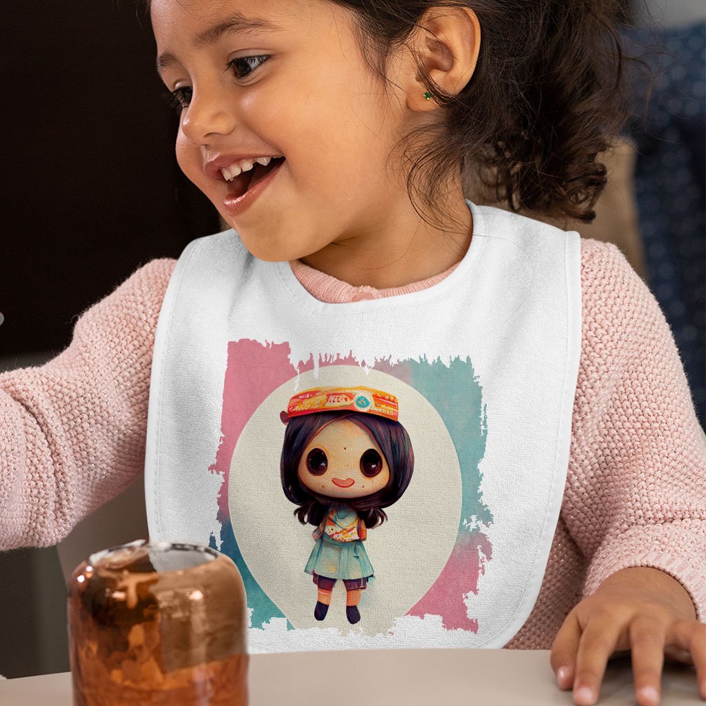 Kawaii Baby Girl Baby Bibs – Anime Style Baby Feeding Bibs | Shopamericaio