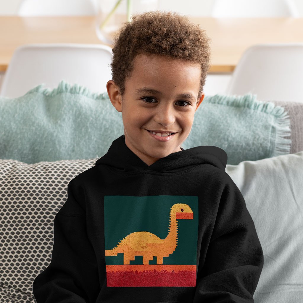 Dinosaurs Toddler Hoodie – 8 Bit Toddler Hooded Sweatshirt | Shopamericaio