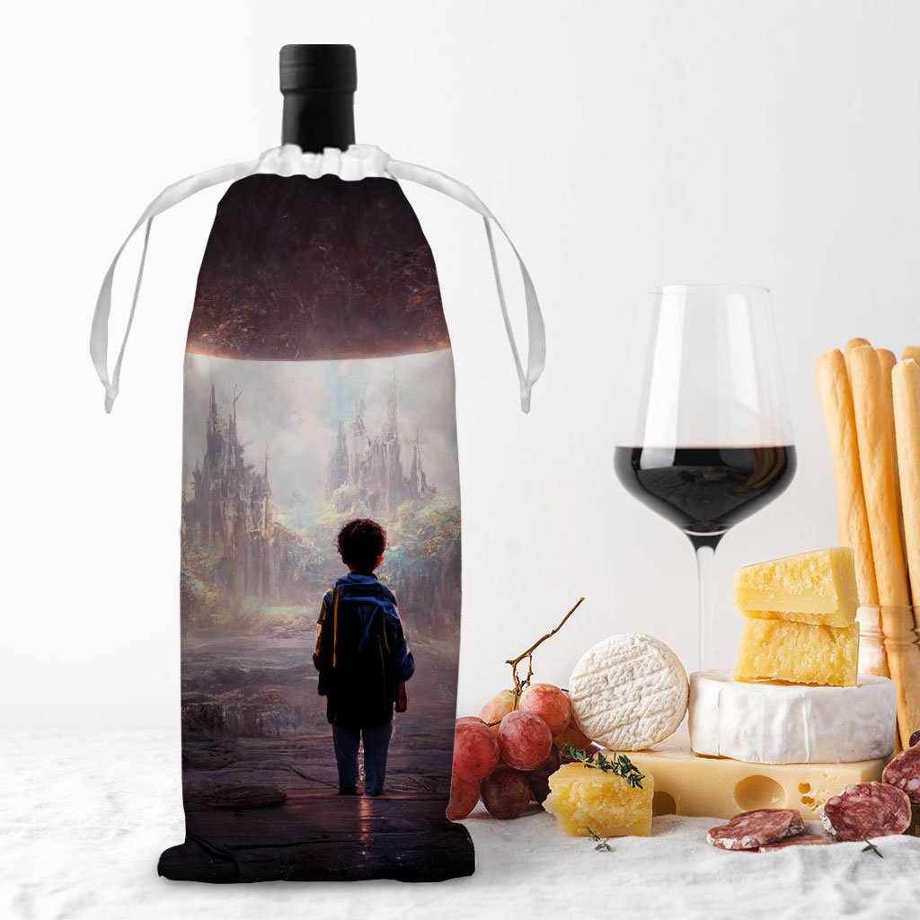 Fantasy World Concept Art Wine Tote Bag – Portal Wine Tote Bag | Shopamericaio