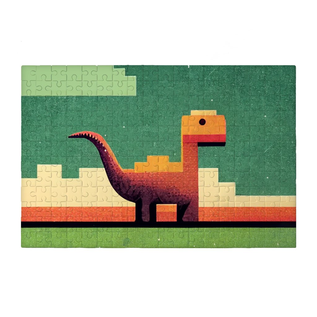 Dino Pixel Art Puzzles – Dinosaurs Jigsaw Puzzle – Cute Dinosaur Puzzles