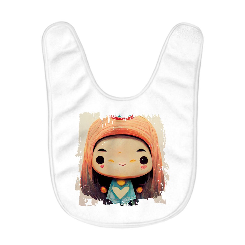 Cute Anime Girl Print Baby Bibs – Kawaii Baby Feeding Bibs | Shopamericaio