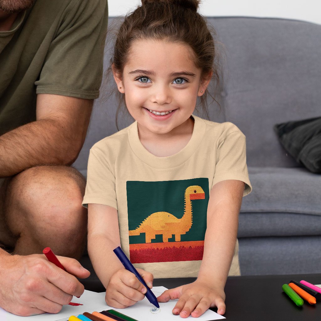 Dinosaurs Toddler T-Shirt – 8 Bit Kids’ T | Cute Dinosaur Sippy Cup
