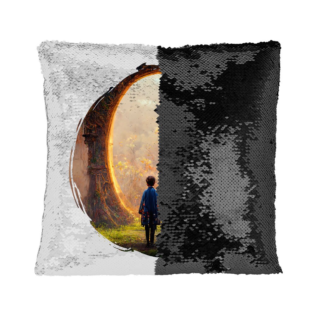 Anime Fantasy Land Art Sequin Pillow Case – Magical Forest Pillowcase