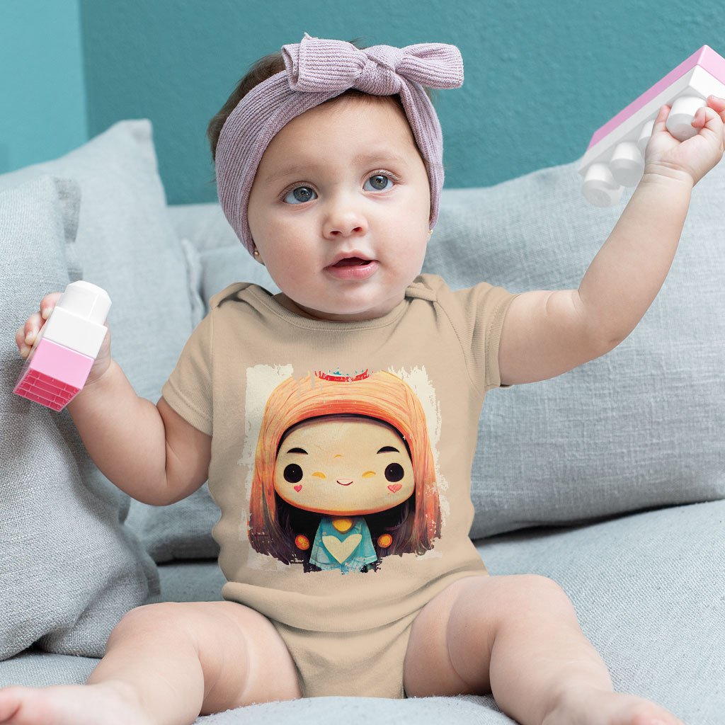 Cute Anime Girl Print Baby Jersey Onesie – Kawaii Baby Onesie | Shopamericaio