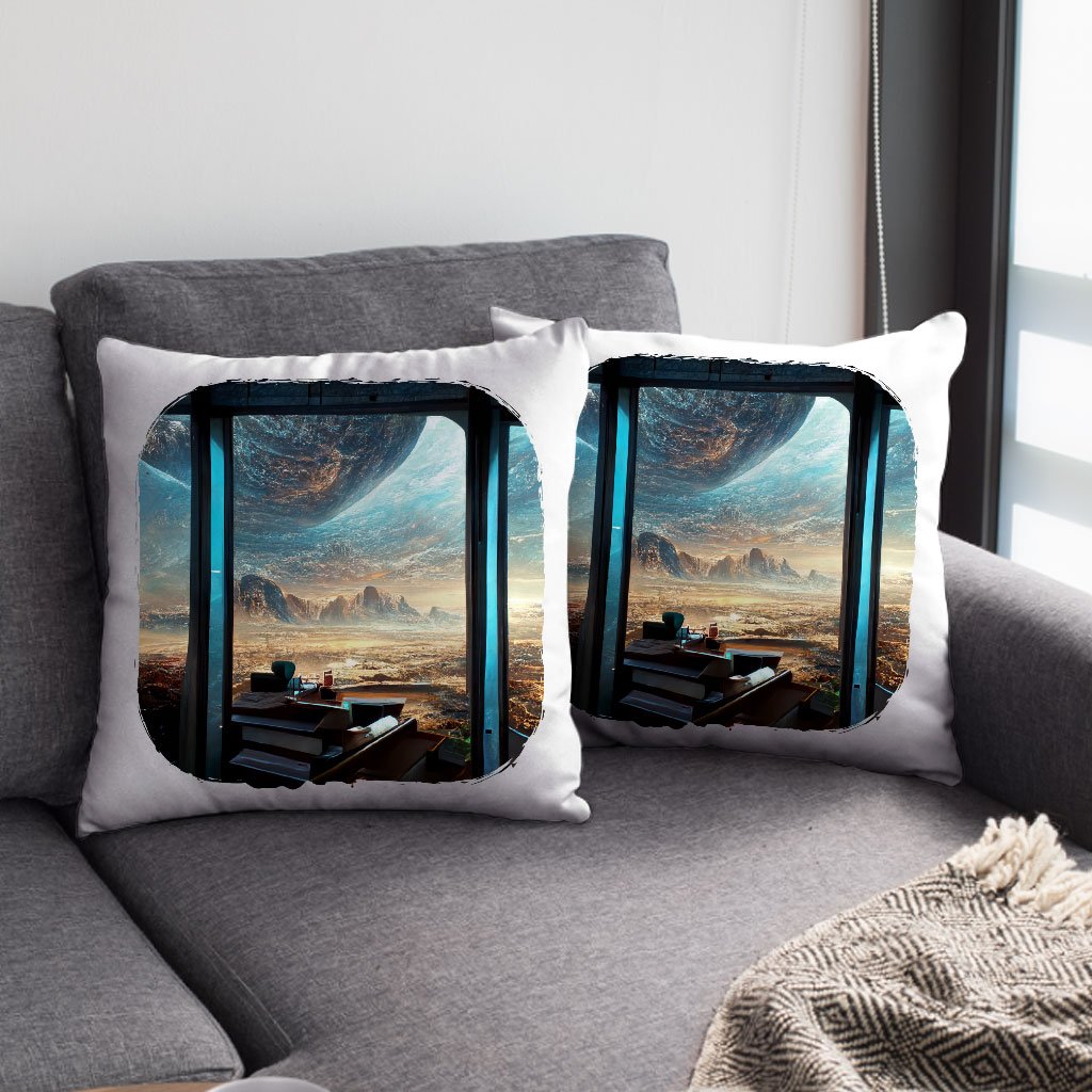 City Space Fantasy Art Square Pillow Cases – Cool Pillow Covers | Shopamericaio