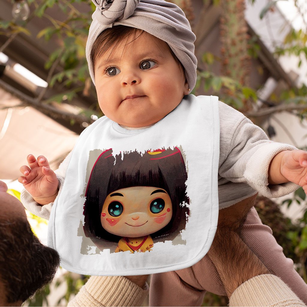 Japanese Cute Girl Baby Bibs – Kawaii Baby Feeding Bibs | Shopamericaio