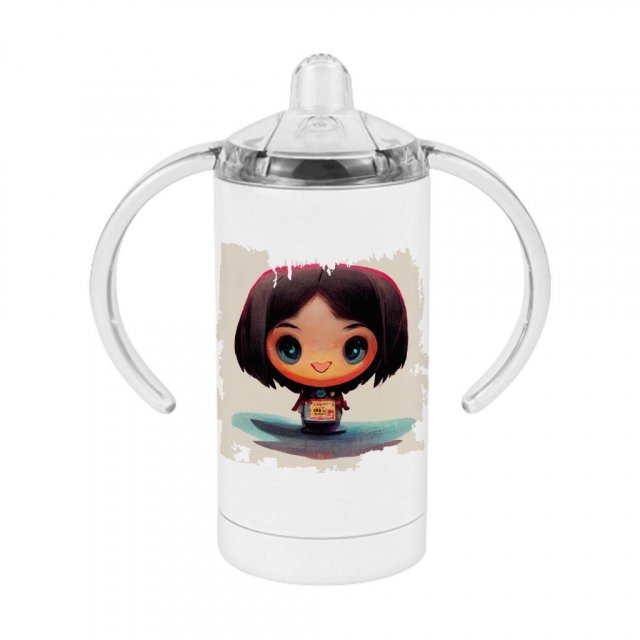 Japanese Young Cute Girl Sippy Cup – Kawaii Baby Sippy Cup | Shopamericaio