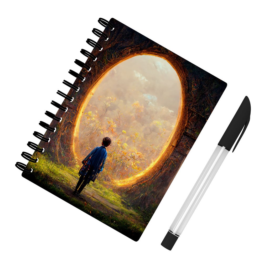 Anime Fantasy Land Art Spiral Notebook – Fantasy World Notebook | Shopamericaio