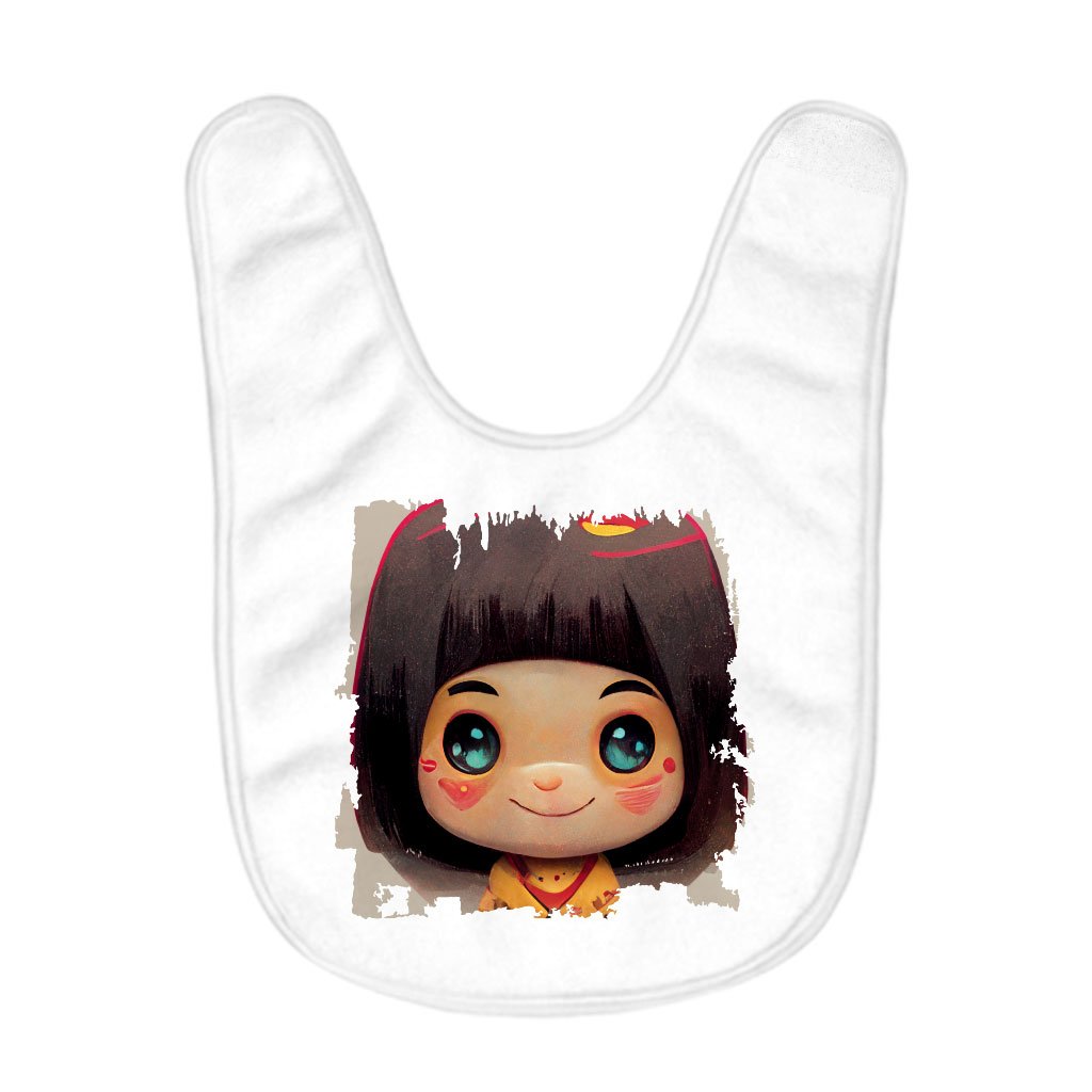 Japanese Cute Girl Baby Bibs – Kawaii Baby Feeding Bibs | Shopamericaio