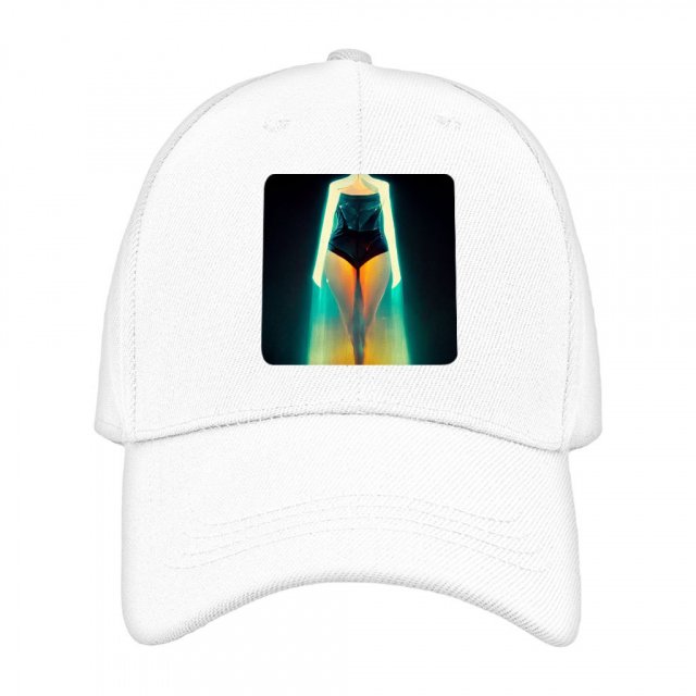 Neon Cyberpunk Woman Hat Patches – Cool Patches – Graphic Patch Applique