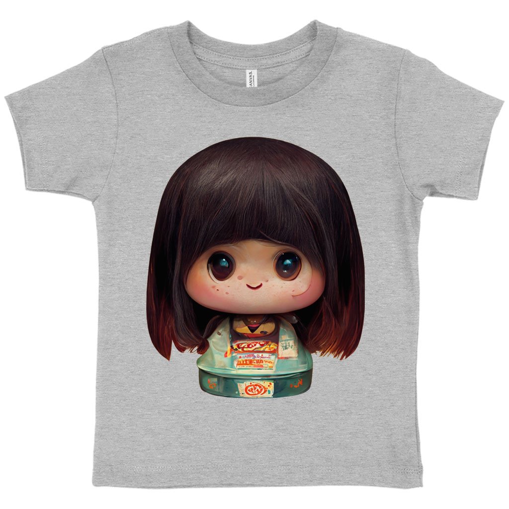Girl Print Toddler T-Shirt – Japanese Kids’ T | Animals Zoo Art | Shopamericaio
