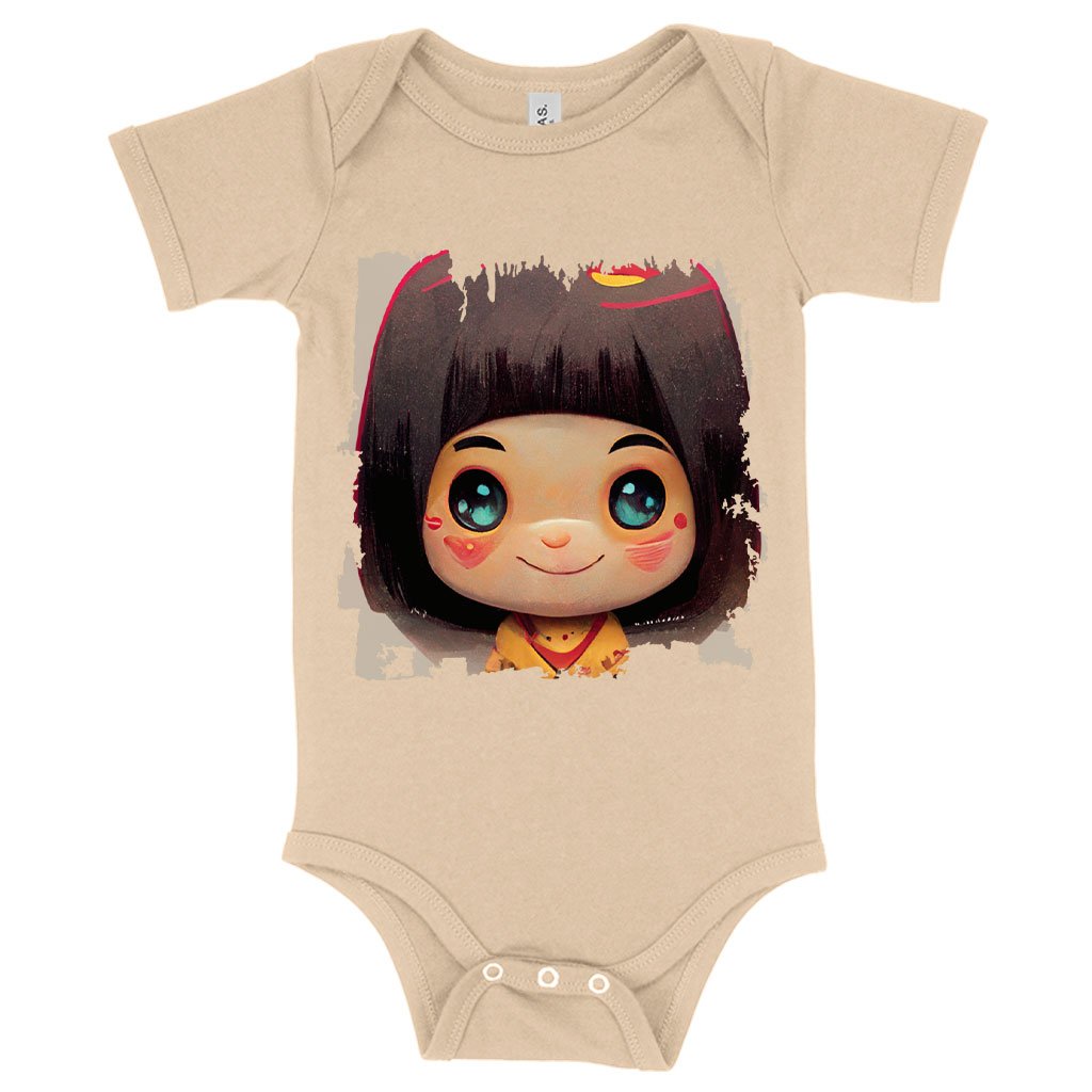 Japanese Cute Girl Baby Jersey Onesie – Kawaii Baby Onesie | Shopamericaio