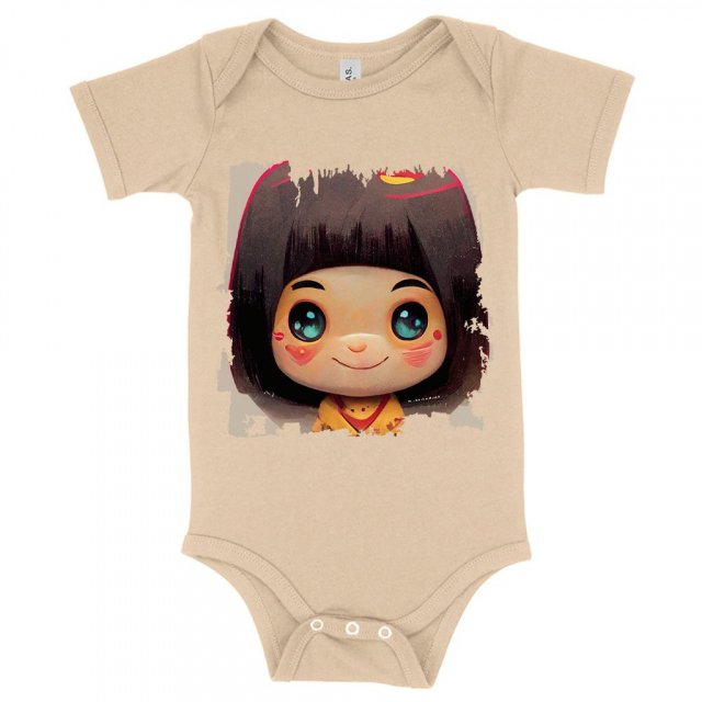 Japanese Cute Girl Baby Jersey Onesie – Kawaii Baby Onesie | Shopamericaio