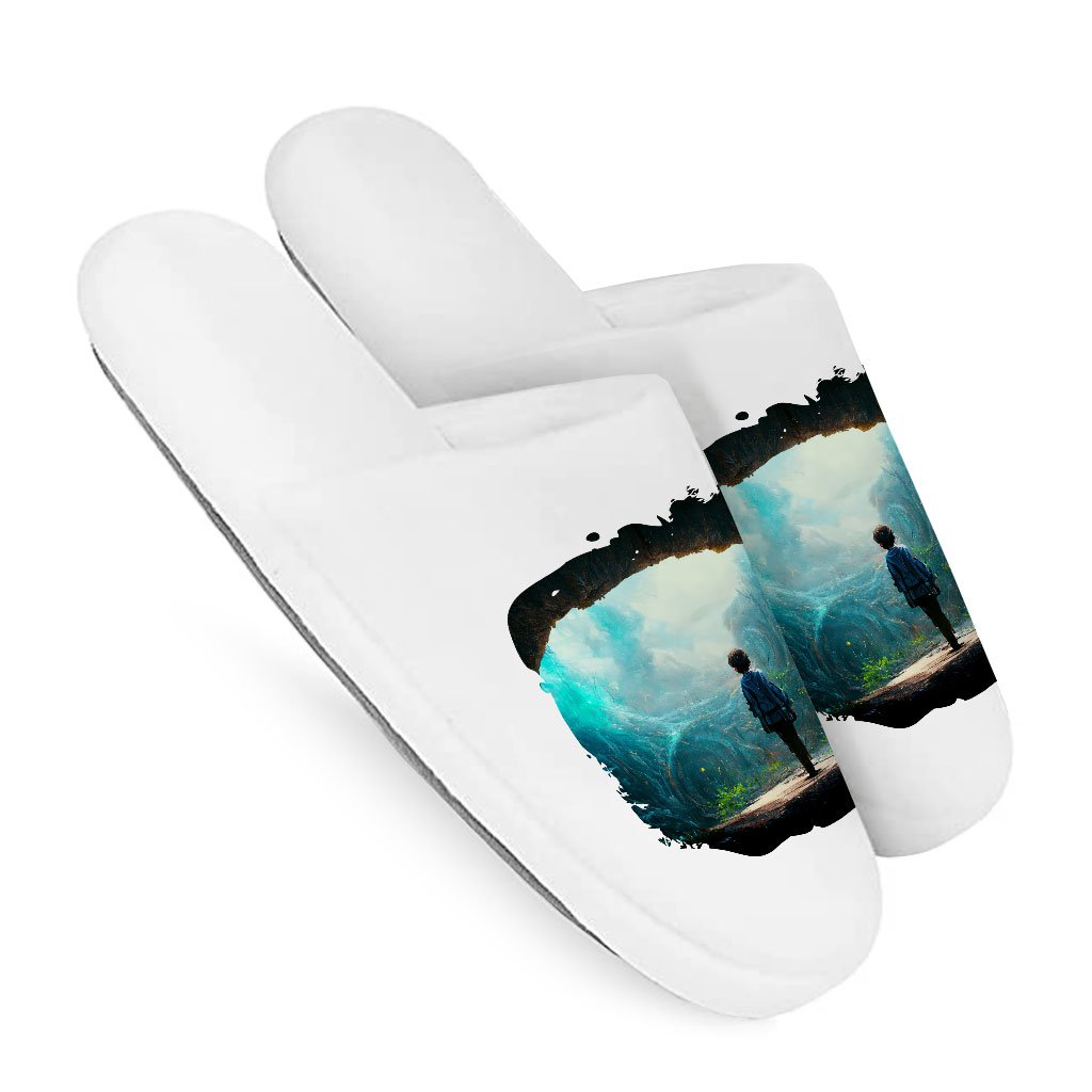 Dream World Fantasy Art Memory Foam Slippers – Nature Slippers | Shopamericaio