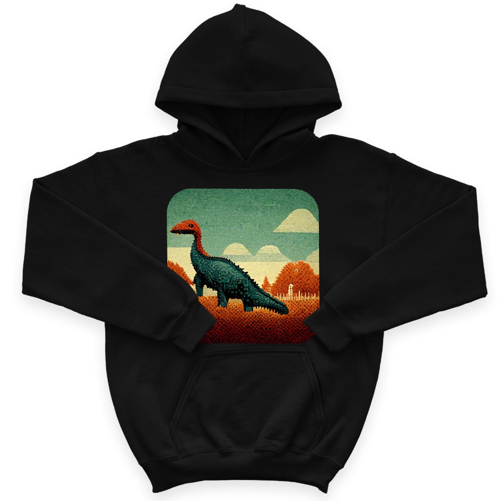 Cute Little Dino Kids’ Sponge Fleece Hoodie – Dinosaurs Kids’ Hoodie