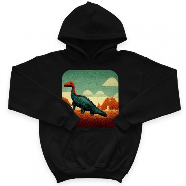 Cute Little Dino Kids’ Sponge Fleece Hoodie – Dinosaurs Kids’ Hoodie