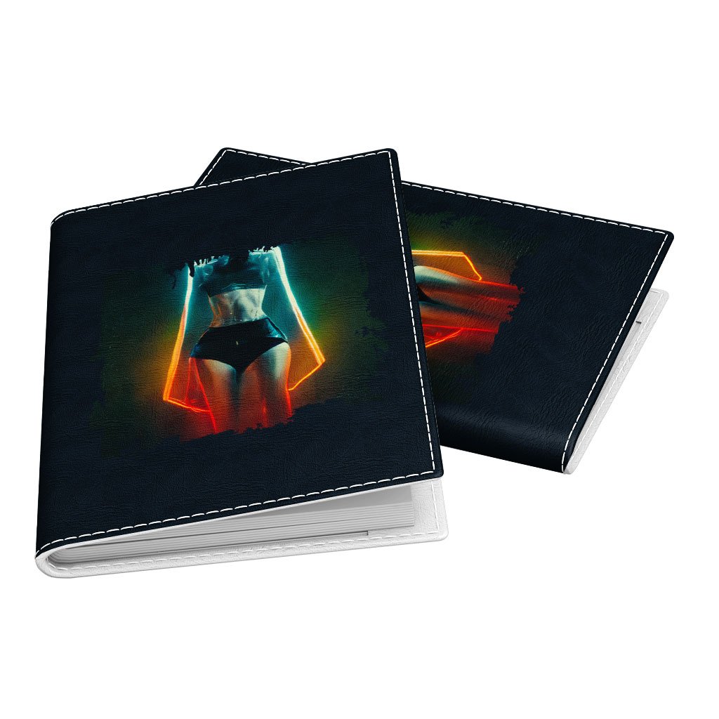 Cyberpunk Supermodel Character Art Passport Cover – Futuristic Passport Cover