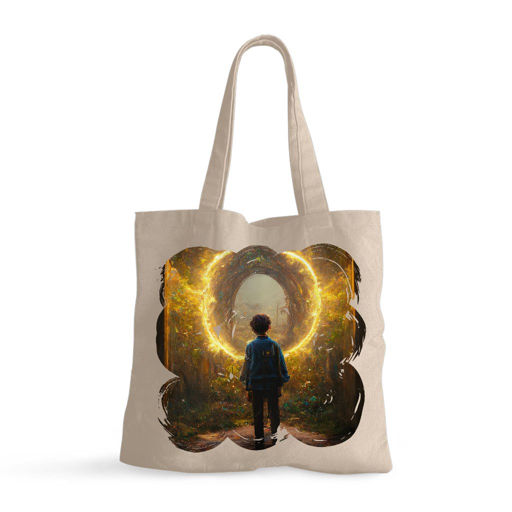Fairy Land Fantasy Art Small Tote Bag – Magical Forest Shopping Bag