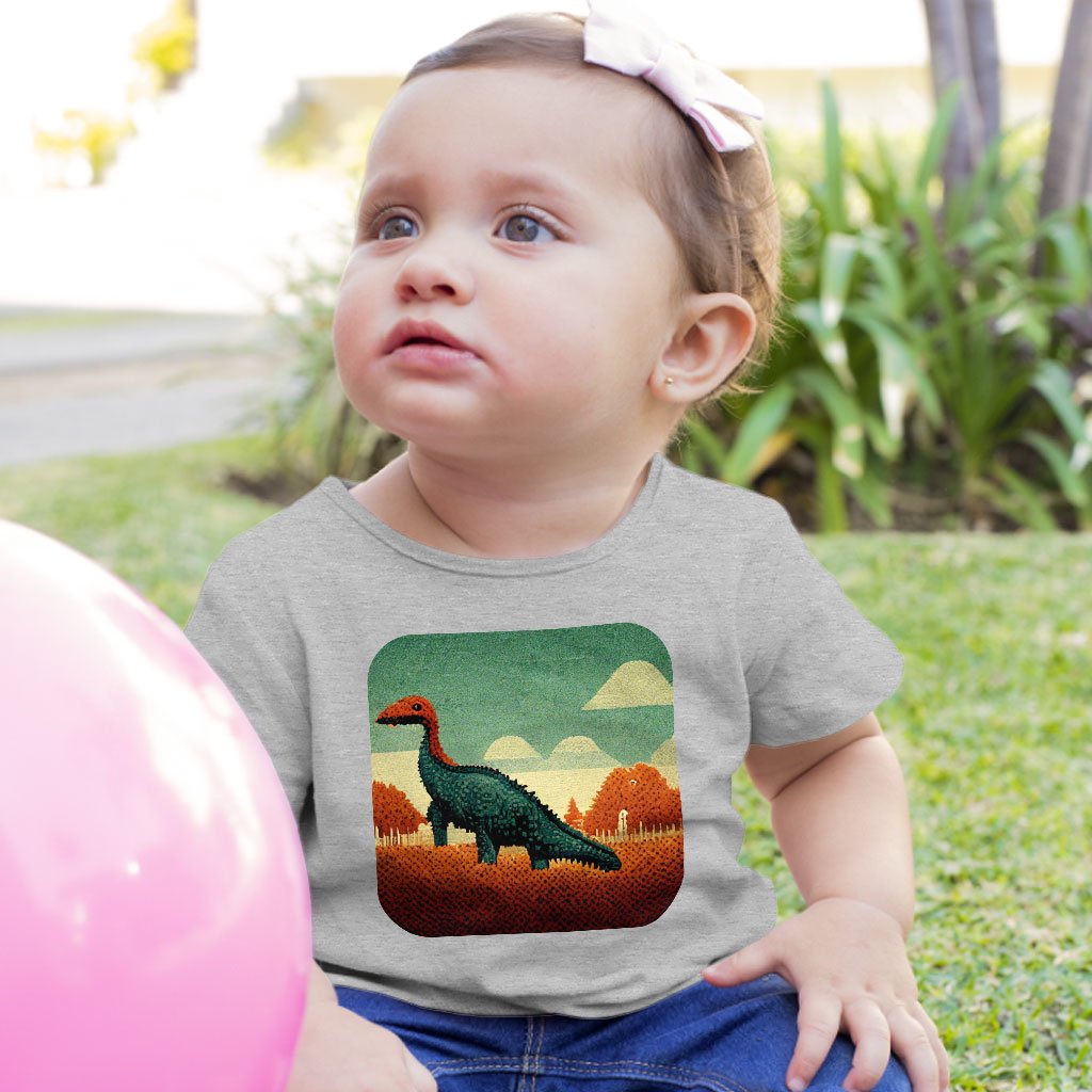 Cute Little Dino Baby Jersey T-Shirt – Dinosaurs Baby T-Retro T | Shopamericaio