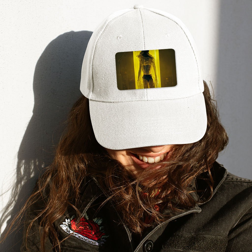 Woman Silhouette Art Hat Patches – Printed Patches – Futuristic Patch Applique