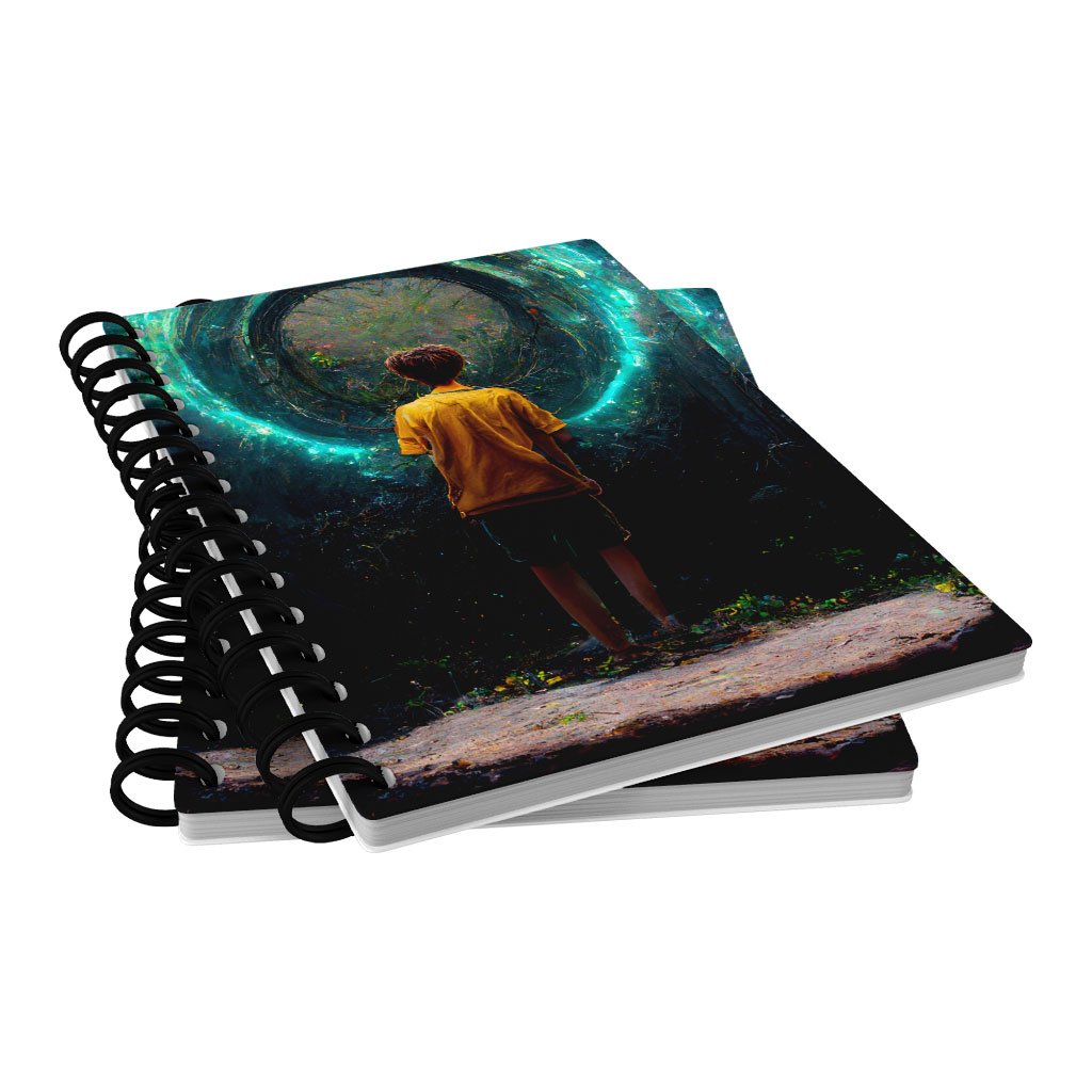 Fantastic World Art Spiral Notebook – Fantasy Notebook – Magic Notebook