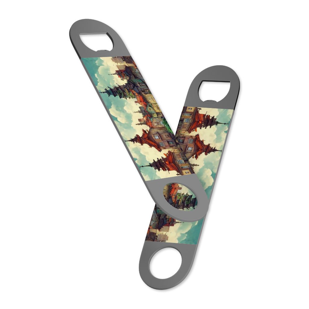 Anime City Art Bottle Opener – Nature Beer Opener – Cartoon Bottle Opener