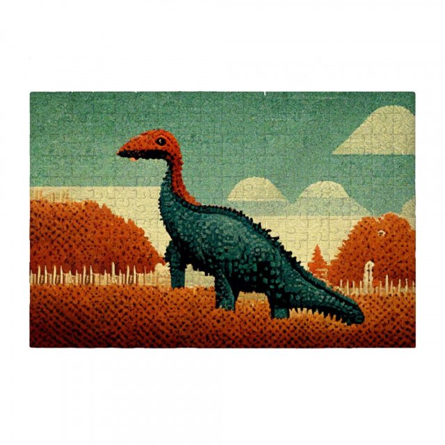 Cute Little Dino Puzzles – Dinosaurs Jigsaw Puzzle – Retro Puzzles
