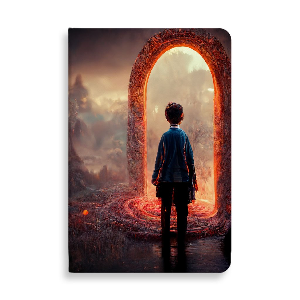 Magical World Fantasy Art Journal – Portal Notebook – Magical Forest Journal