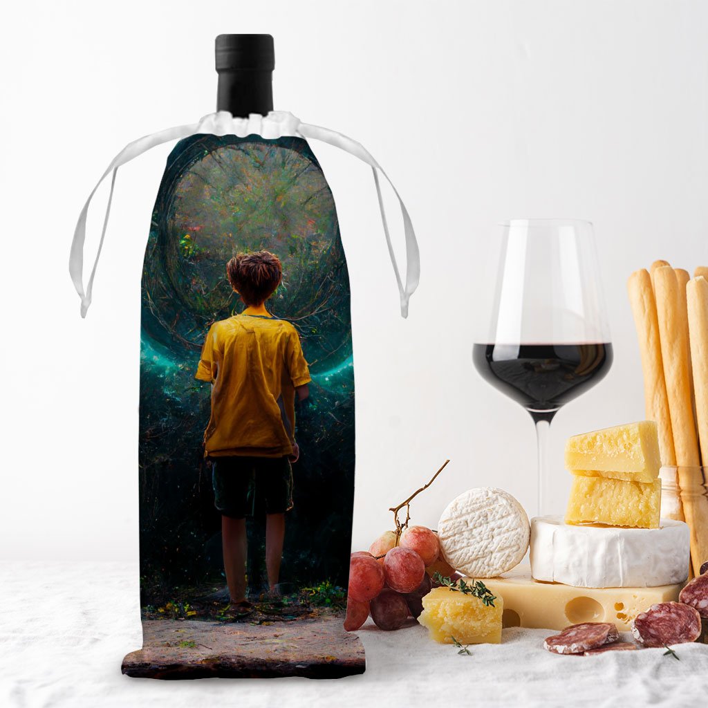 Fantastic World Art Wine Tote Bag - Magic | Fantasy Land Art Wine Tote Bag