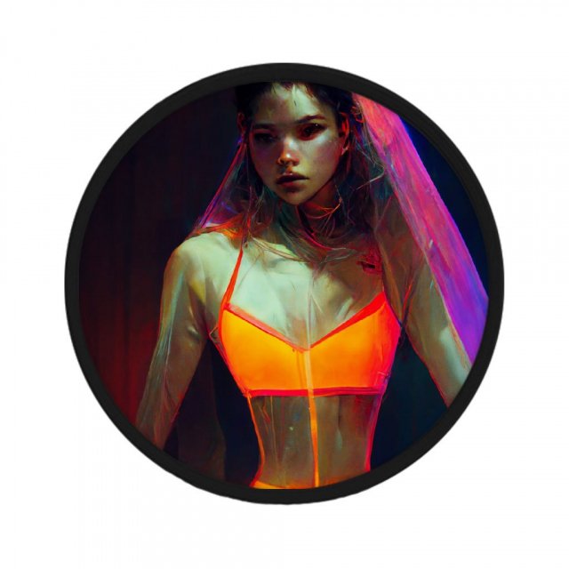 Female Body Silhouette Art Patches – Graphic Patch Applique for Clothes