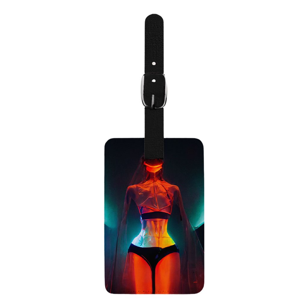 Sci Fi Supermodel Art Luggage – Fantasy Travel Bag – Silhouette Luggage