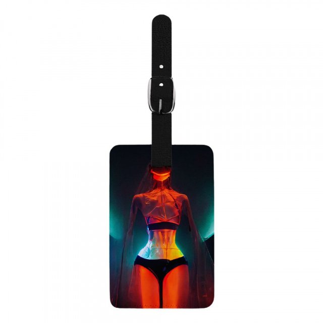 Sci Fi Supermodel Art Luggage – Fantasy Travel Bag – Silhouette Luggage
