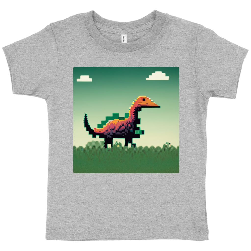 Cute Dinosaur Toddler T-Shirt – Retro Kids’ T | Kawaii Baby Girl Toddler T-Shirt