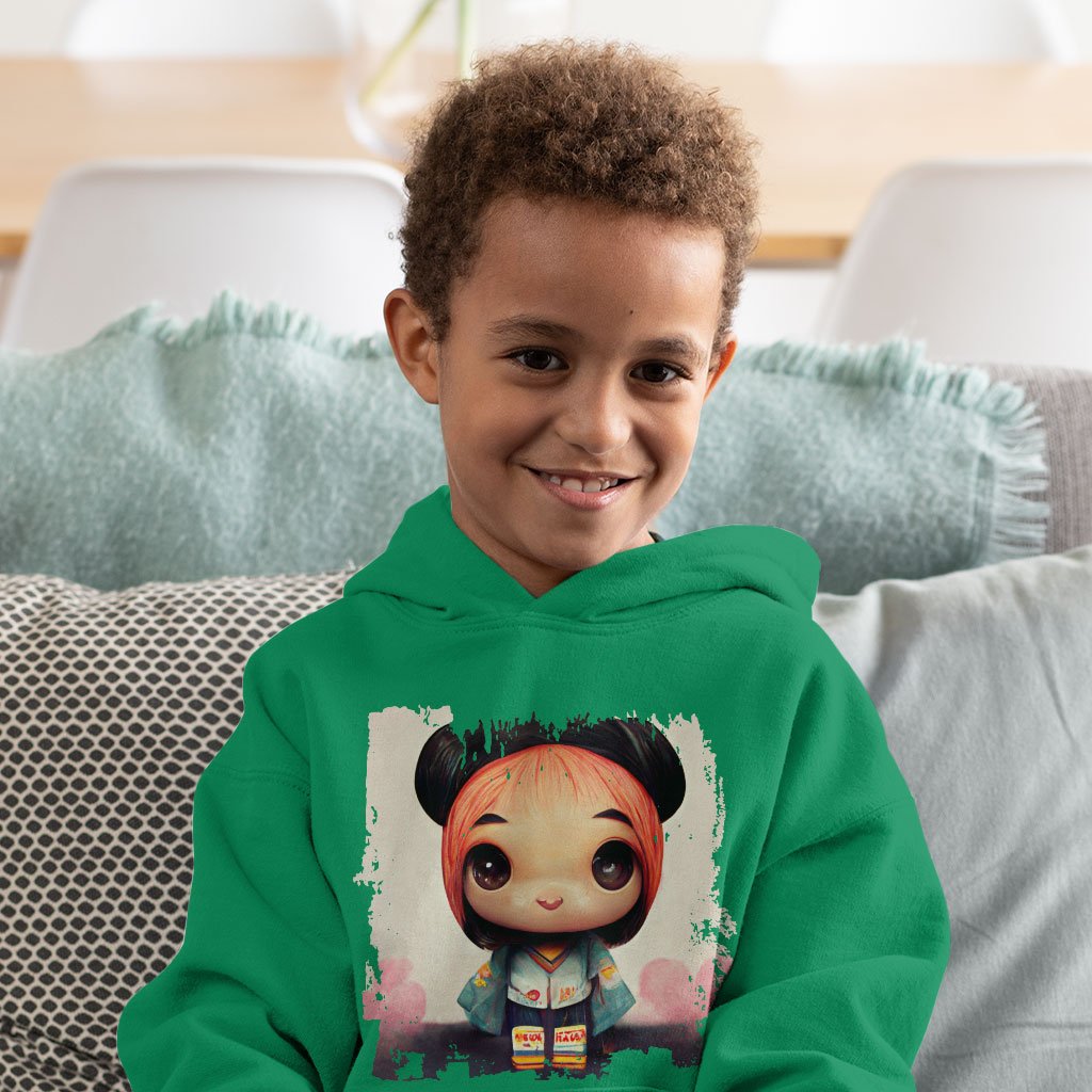 Girl Print Toddler Hoodie – Anime Toddler Hooded Sweatshirt | Shopamericaio