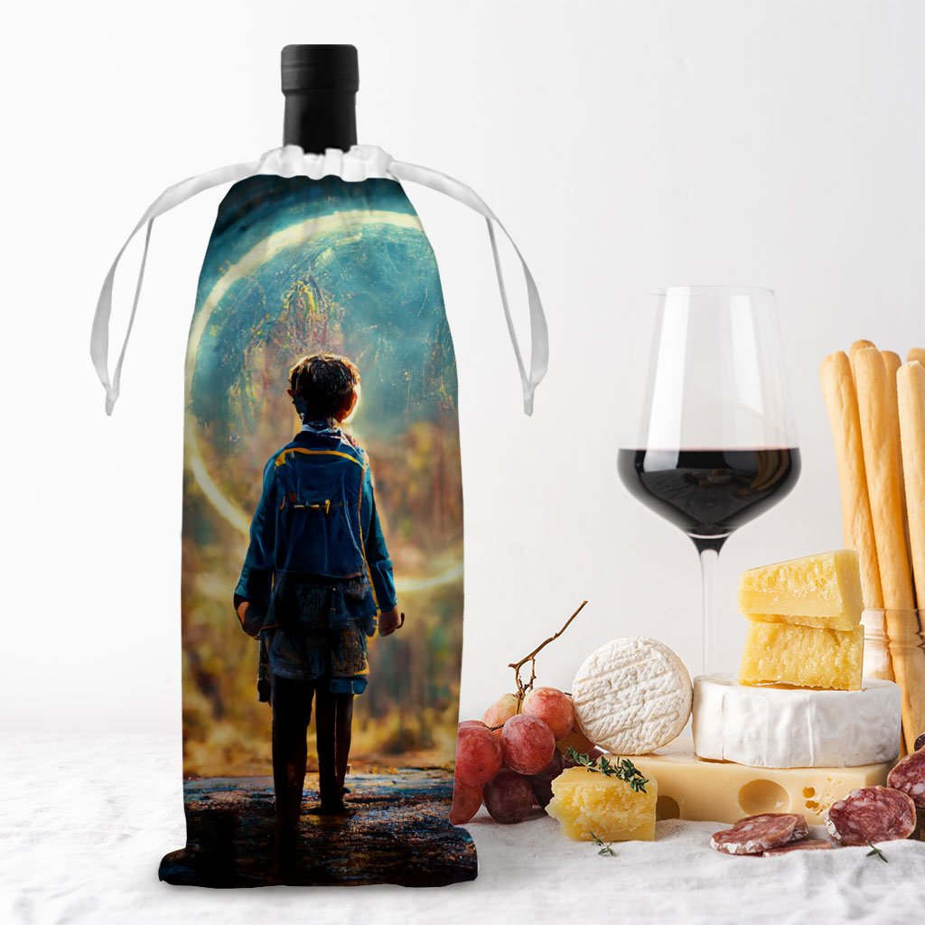 Fantasy World Art Wine Tote Bag - Nature | Fantasy Land Art Desk Mat